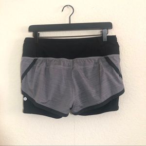 Lululemon Run Speed Squat Shorts 2 in 1 Rare